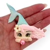 Aplique Boneca de Biscuit Sereia (1 und)