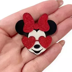Kit apliques da Minnie Acrilico ( 11 pcs)