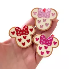 Kit apliques da Minnie Acrilico ( 11 pcs) - Dita Bijuterias