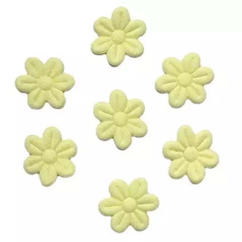 aplique flor prensada