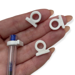 Adaptador para Lápis Caneta branco emborrachado (10 unds)