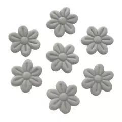 aplique flor prensada