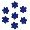 aplique flor prensada