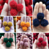 Mini pompom pelucia 2cm (10 un)