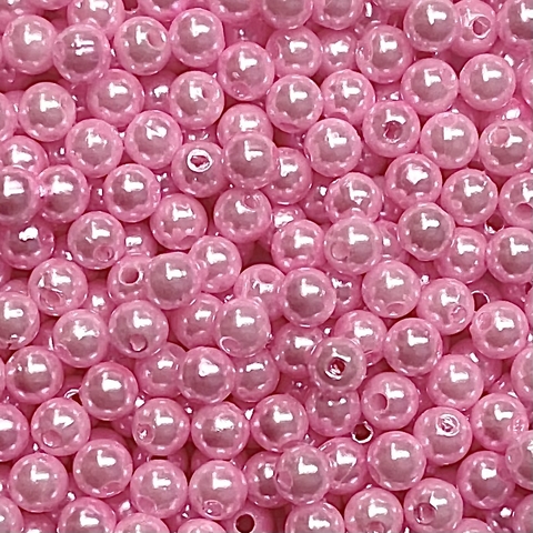 Perola Rosa com furo - 50 g