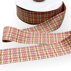 Fita Tweed rosê 40mm (2metros)