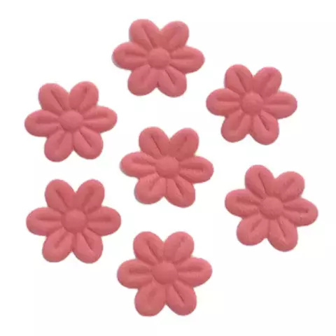 aplique flor prensada