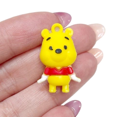 Pingente do Ursinho Pooh Emborrachado Pequeno (1 und)