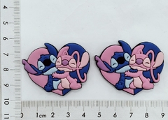 Aplique Coração Stitch & Angel Emborrachado (2unds) - comprar online
