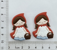 Aplique Chapeuzinho Vermelho emborrachado (2 unds) - comprar online