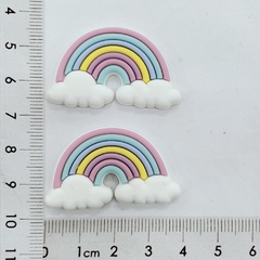 Aplique Emborrachado Arco Iris Fofinho (Par) - comprar online