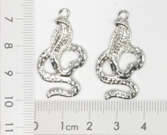 Pingente Serpente Niquel (2unds) 7596 - comprar online