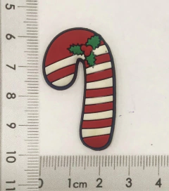 Aplique Emborrachado Bengala de Natal (4unds) - comprar online