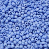 Miçanga de vidro azul jeans (50 gramas)