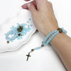 kit para montar pulseira terço