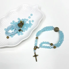 kit para montar pulseira terço