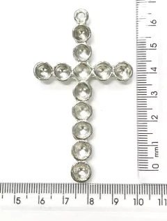 Crucifixo grande para terço niquel (und) - comprar online