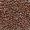 Miçanga de Vidro Cobre Metalizado (50 gramas)