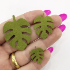 Aplique Costela de Adão Feltro Verde Oliva 2cm (12unds) na internet