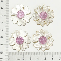 aplique flor de madreperola