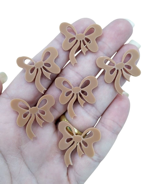 Aplique de Laço em Acrílico