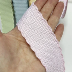 fita tweed linho rosa