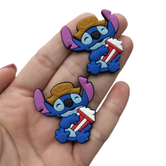 Aplique Emborrachado Stitch Caipira (par) - comprar online