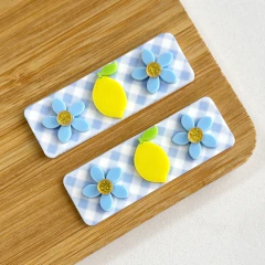 hair clips limao siciliano