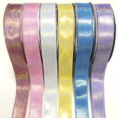 Fita Lame Holográfica Pink 38mm (2 metros) - comprar online
