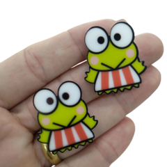 Aplique de Acrilico Keroppi 3,0cm (PAR) - comprar online