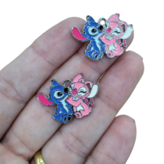 Pingente de Metal Stitch e Angel (par) - comprar online