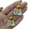 Aplique de Acrilico Jesus e Ovelinha 4cm (PAR) - comprar online