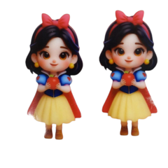 Aplique Acrilico Branca de Neve 5cm (PAR) na internet