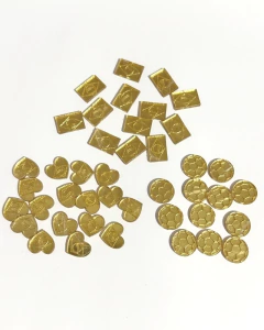 mini tag brasil dourado