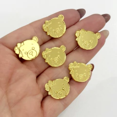 aplique ursinha acrilico