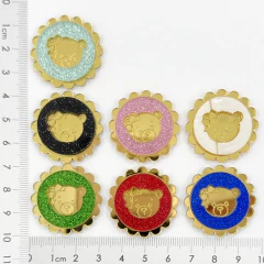 aplique ursinha acrilico