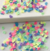 Aplique Confete de Coração neon (10gramas)