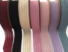 FITA TRABALHADA ENTRANÇADA ROSA BEBÊ 40MM (2metros) - comprar online