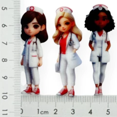 pingente enfermeira acrilico