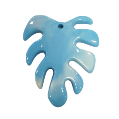 Pingente De Resina Costela de Adão Azul Claro Mesclado (Und) - comprar online