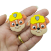 Aplique emborrachado Rubble Patrulha Canina (2unds)