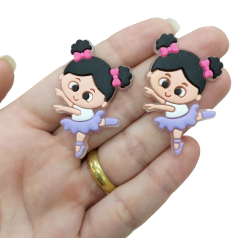 Aplique emborrachado Bailarina (2unds)