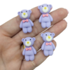 Aplique Ursinho Lilas (4unds)