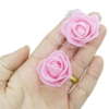 Aplique Flor Eva Rosa (10unds)