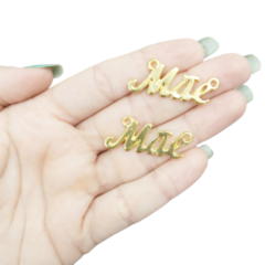 Pingente de Metal Mãe Dourado (2unds)