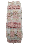 Fita Tweed Rosa Mesclado 38mm (2metros)