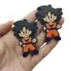 Pingente Emborrachado Dragon Baal Z Goku (par)