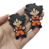 Pingente Emborrachado Dragon Baal Z Goku (par)