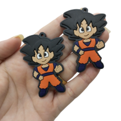 Pingente Emborrachado Dragon Baal Z Goku (par)
