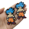 Pingente Emborrachado Dragon Baal Z Azul (par)